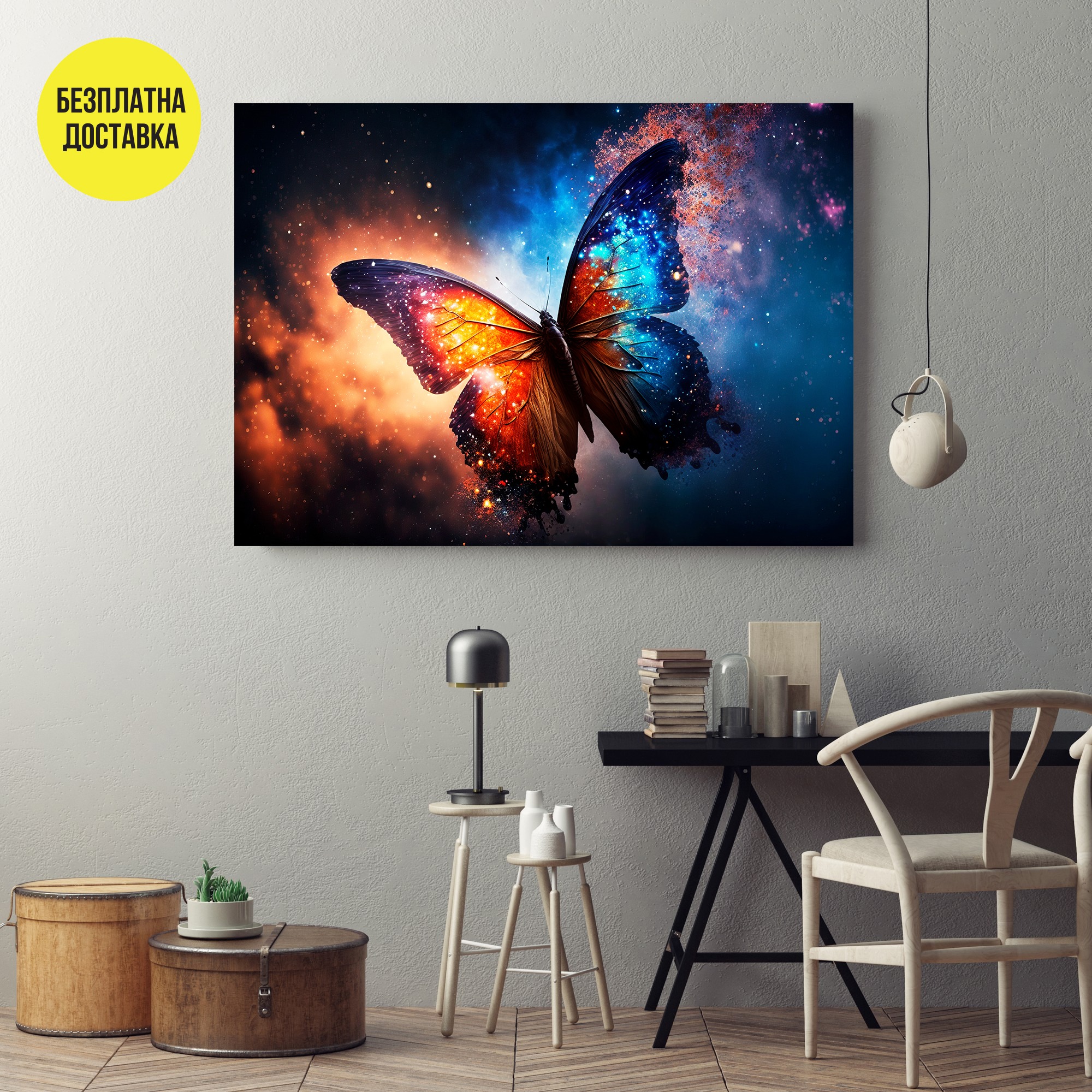 Картина-Абстракция пеперуда 0523
