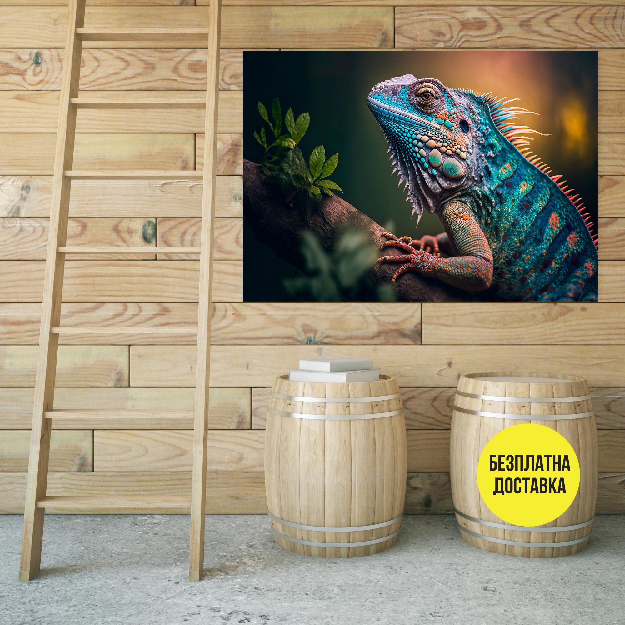 Картина-Игуана 0533