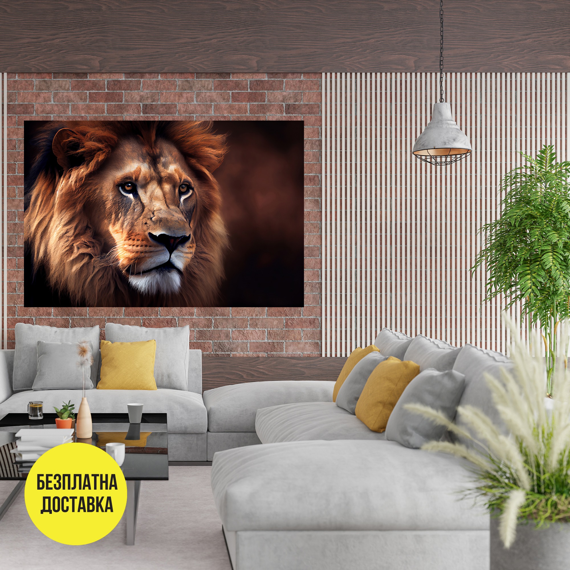 Картина-Илюстрация лъв 0521