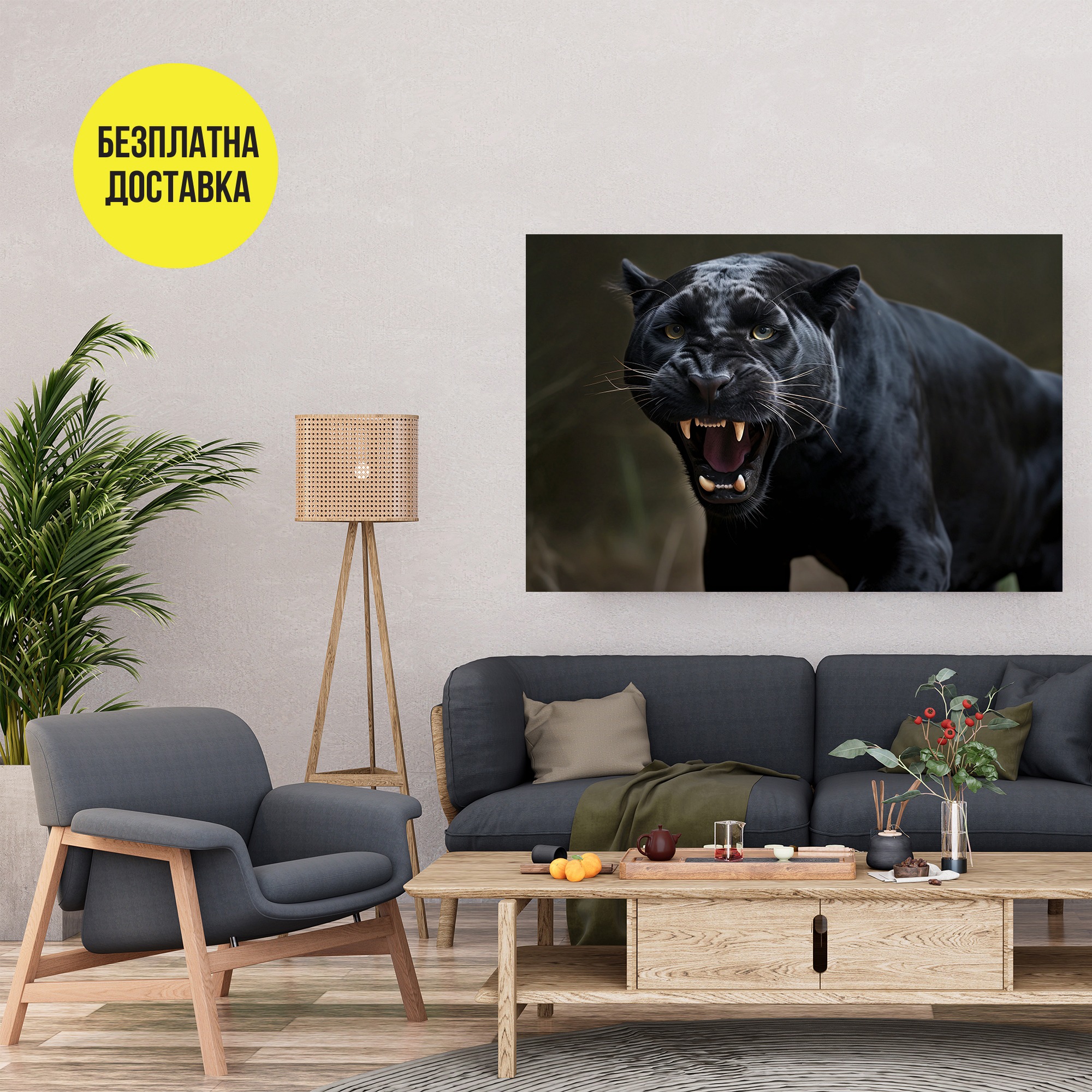Картина-Черна пантера 0511