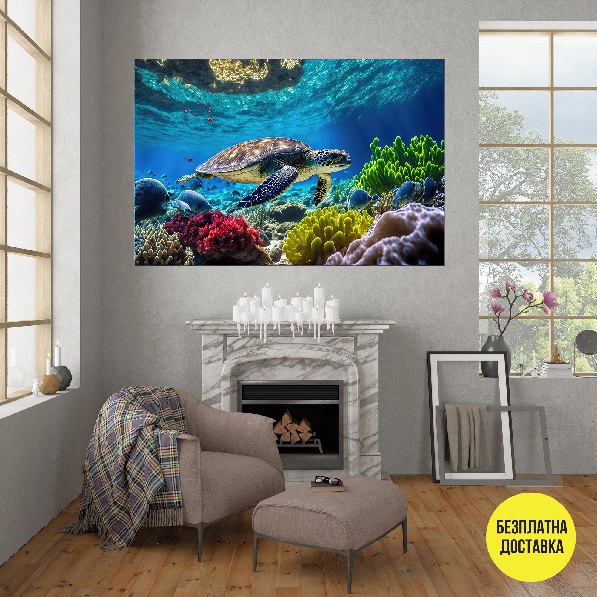 Картина-Морска костенурка 0527