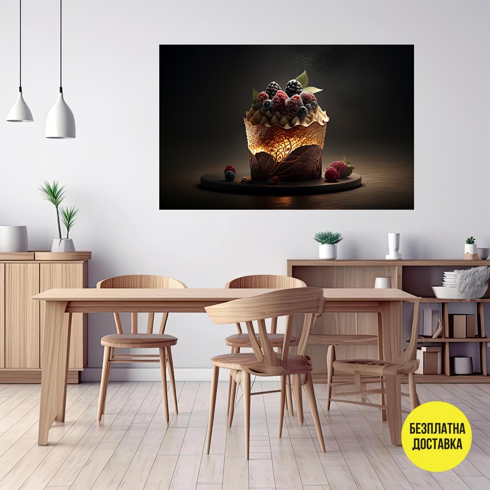 Картина-Кейк с горски плодове 0913