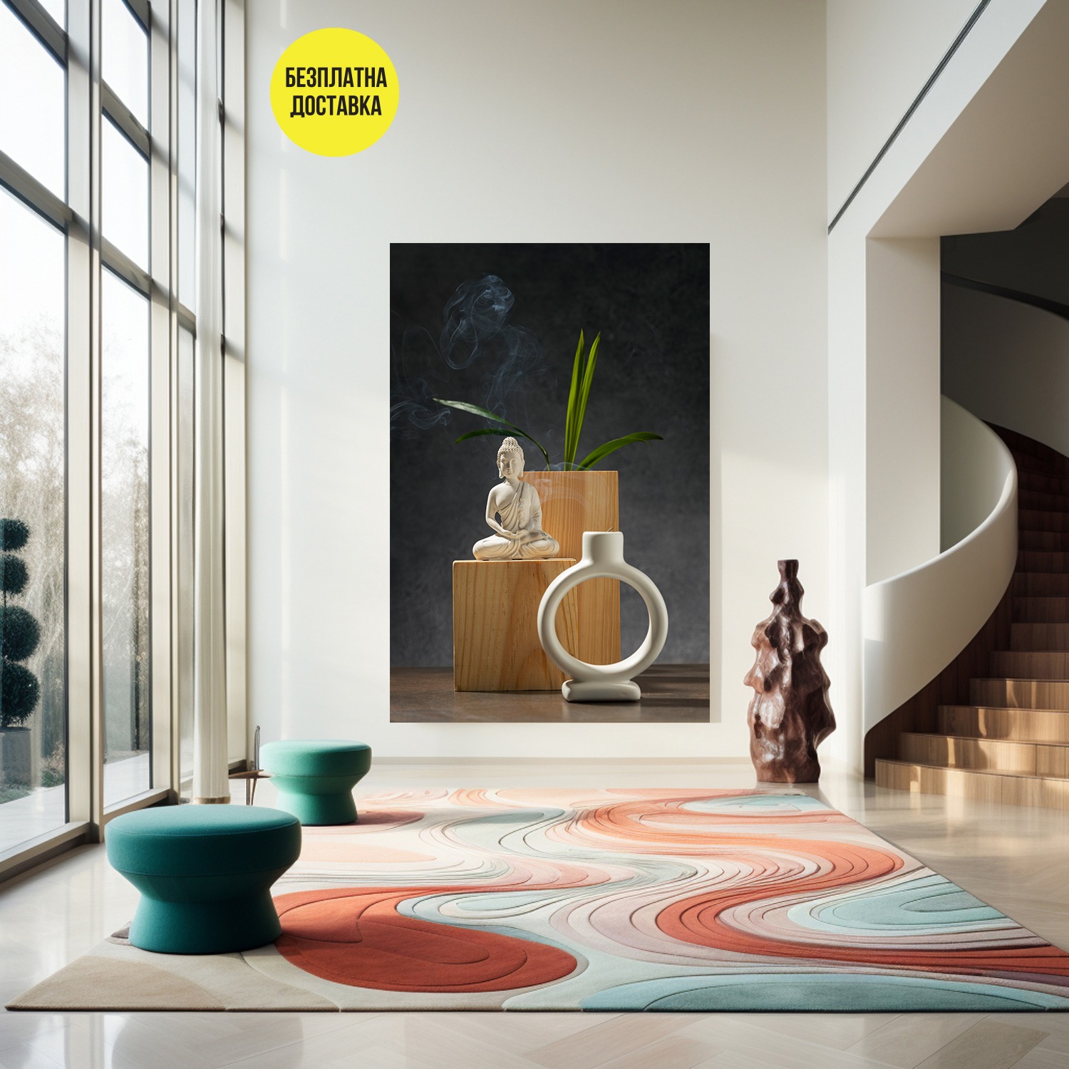 Картина-Статуетка Буда 1008