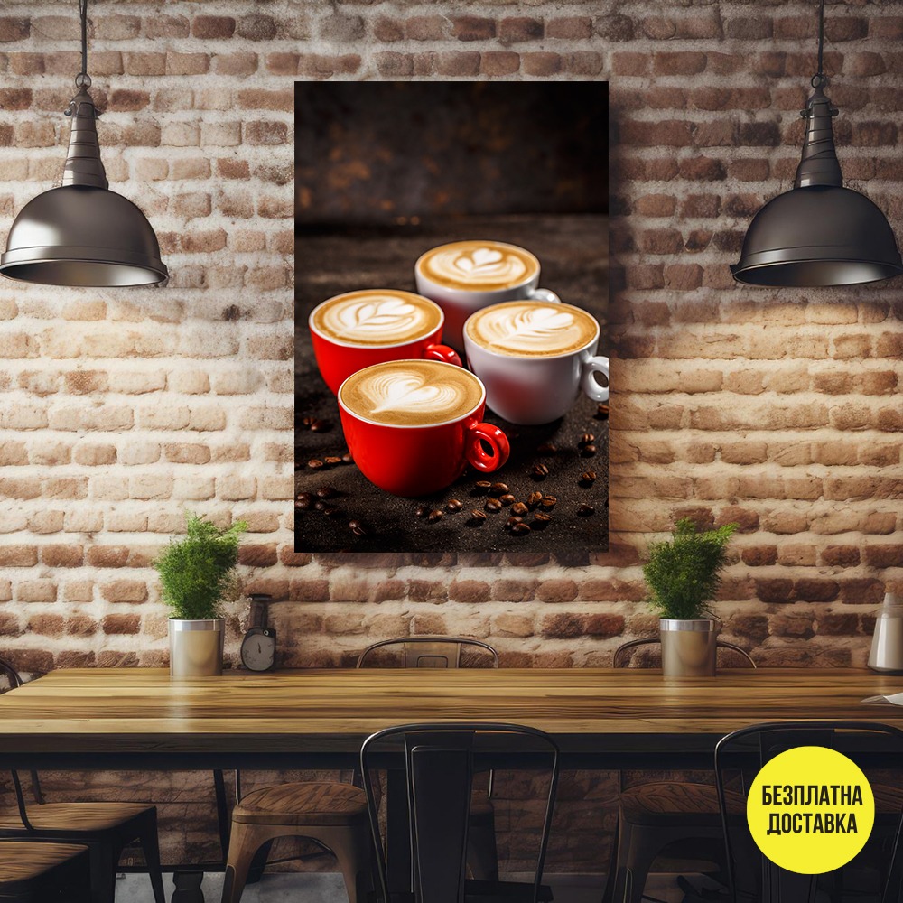 Картина-Чаши с капучино 0940