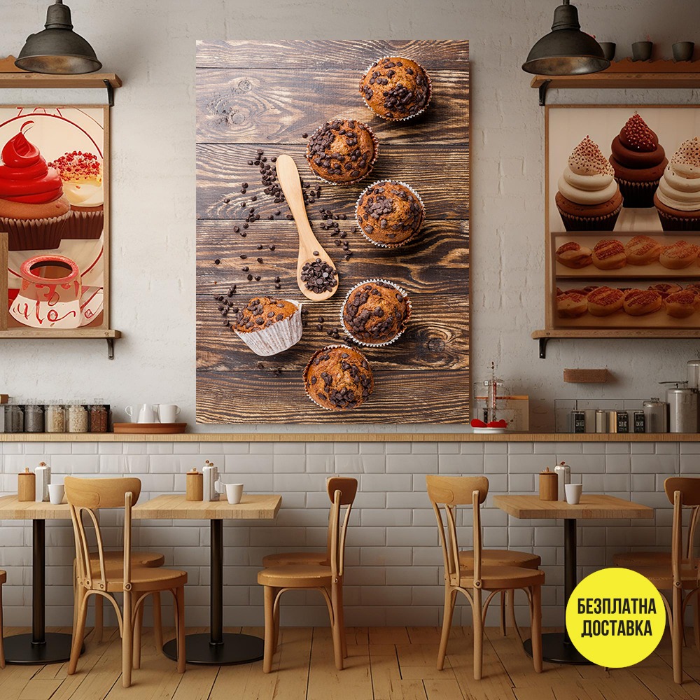 Картина-Мъфини с шоколад 0918