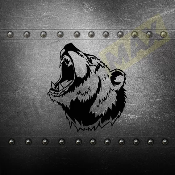 стикер за кола, стикер за ловци, мечка