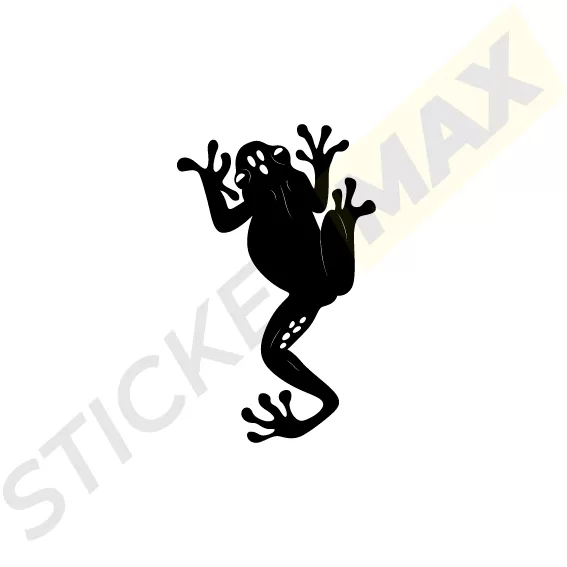 стикер за кола, жаба