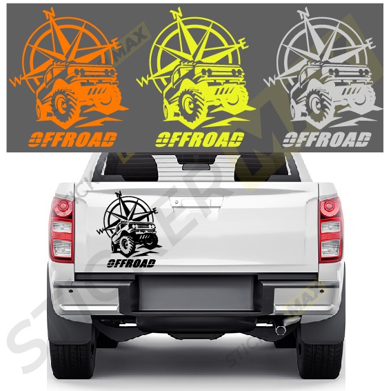 компас 4х4 офроуд стикер