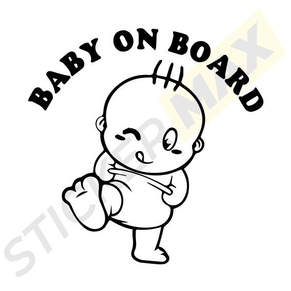 Стикер - Baby On Board 3040