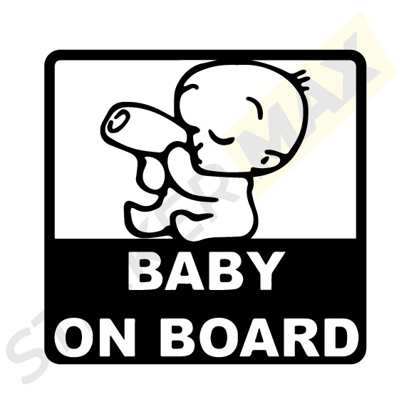 Стикер - Baby on Board 3034