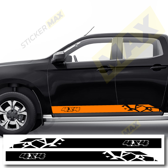 Стикер - Странични ленти 4x4 II 4037