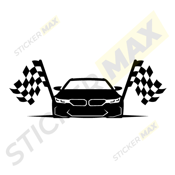 Стикер - Кола с флагове 5036